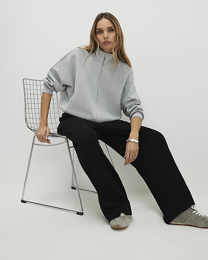 Black Wide Leg Joggers