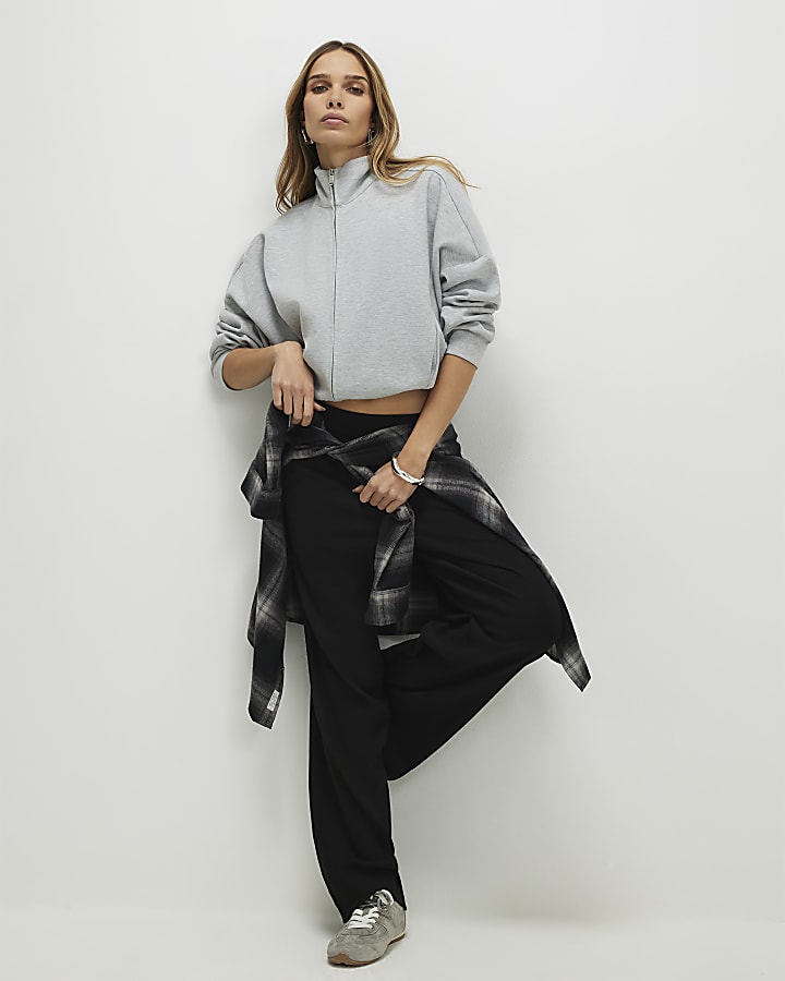 Black Wide Leg Joggers