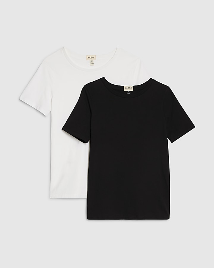 White Short Sleeve T-shirt Multipack