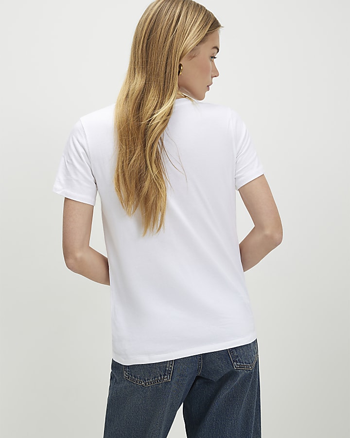 White Easy Fit T-Shirt Multipack