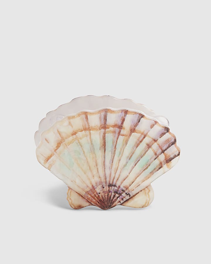 Pink Shell Hair Claw Clip