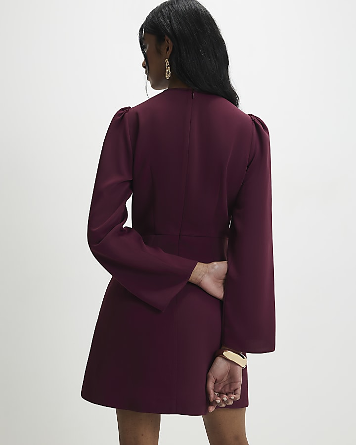 Red Mini Dress With Snaffle