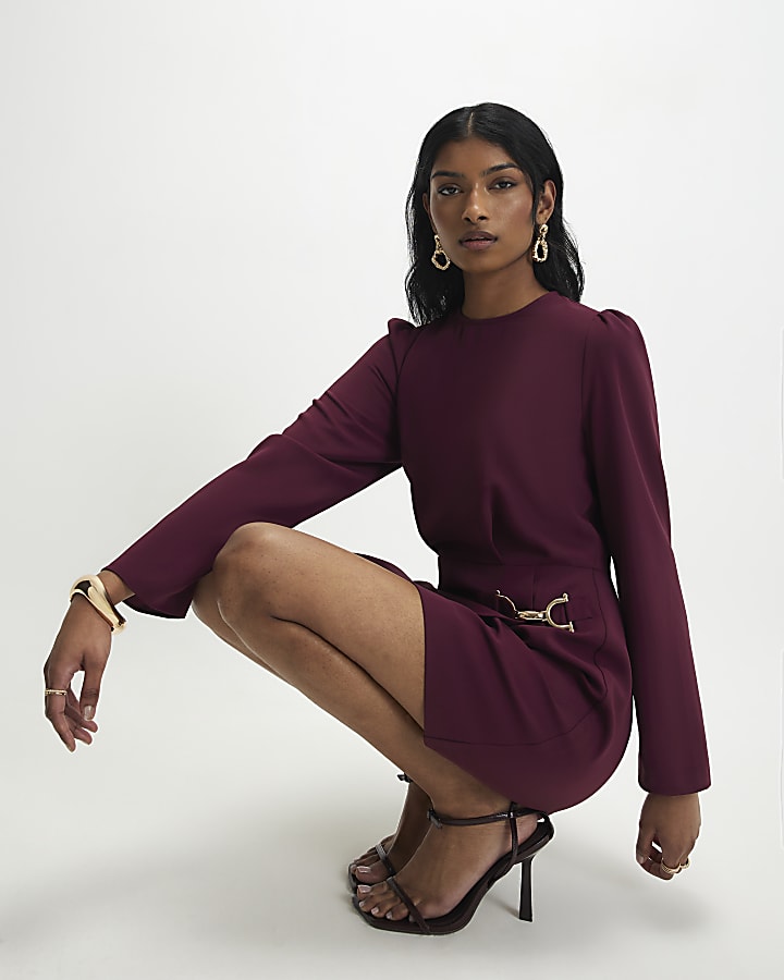 Red Mini Dress With Snaffle