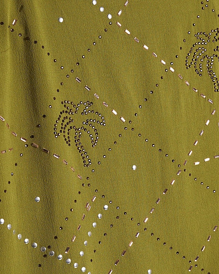 Petite Green Hotfix Cami