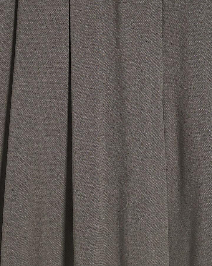 Khaki Balloon Leg Trousers