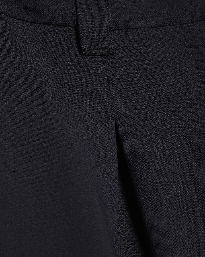 Navy Straight Leg Trousers