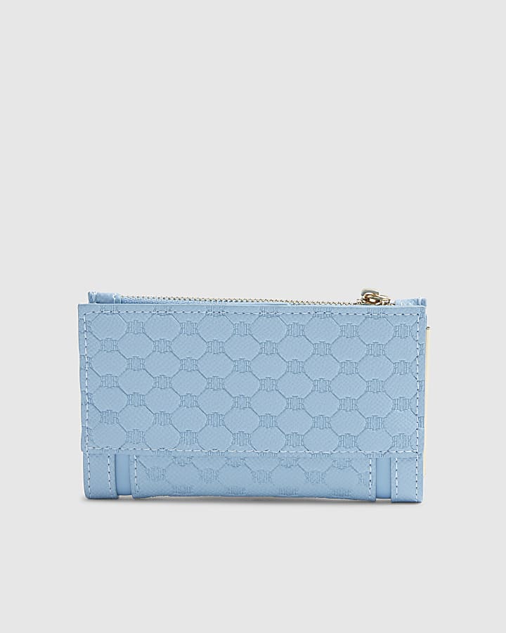 Blue RIR Monogram Mini Purse