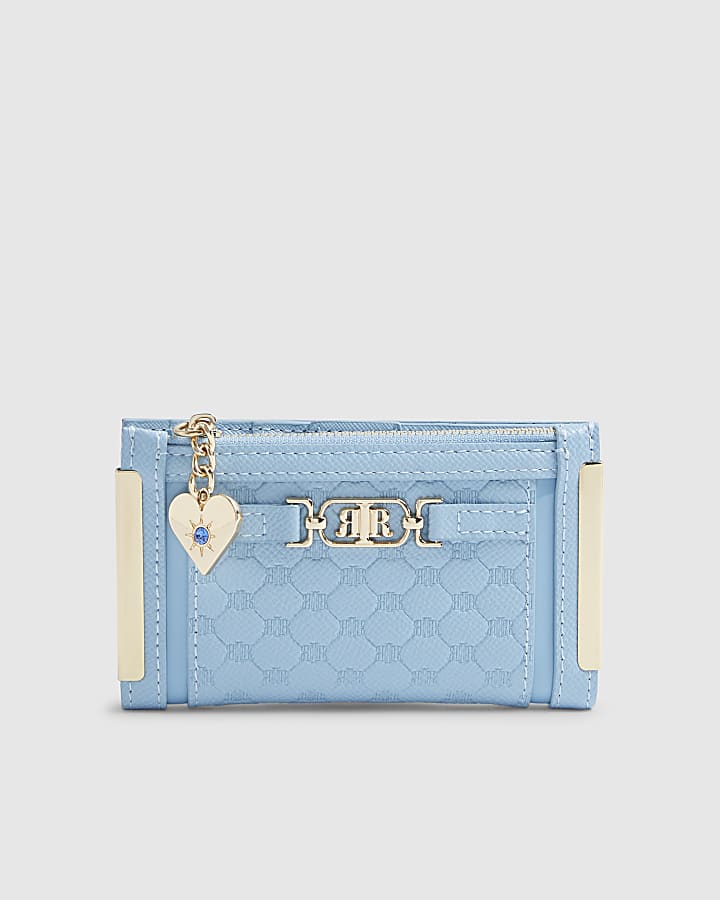 Blue RIR Monogram Mini Purse