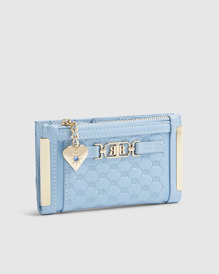 Blue RIR Monogram Mini Purse