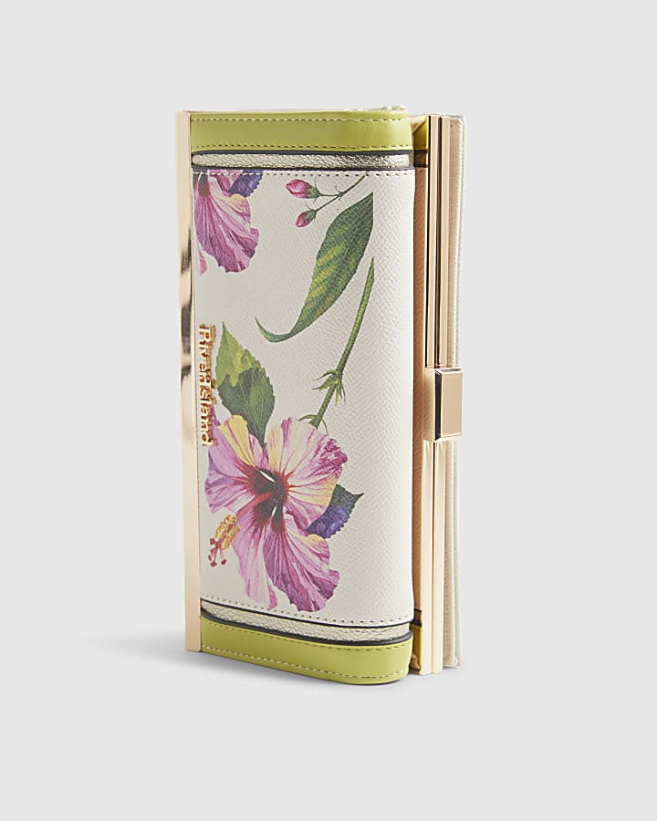 Cream Neon Pop Orchid Purse