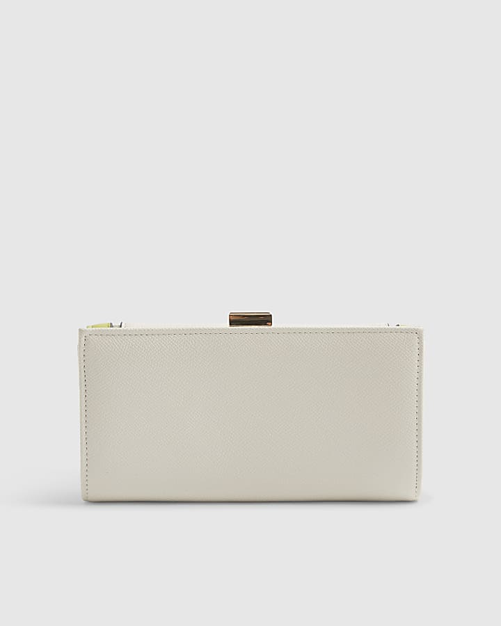 Cream Neon Pop Orchid Purse