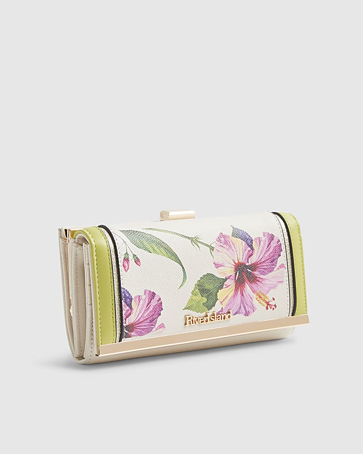 Cream Neon Pop Orchid Purse