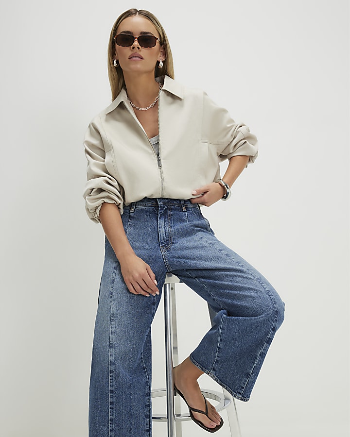 Petite Blue Cropped Jeans