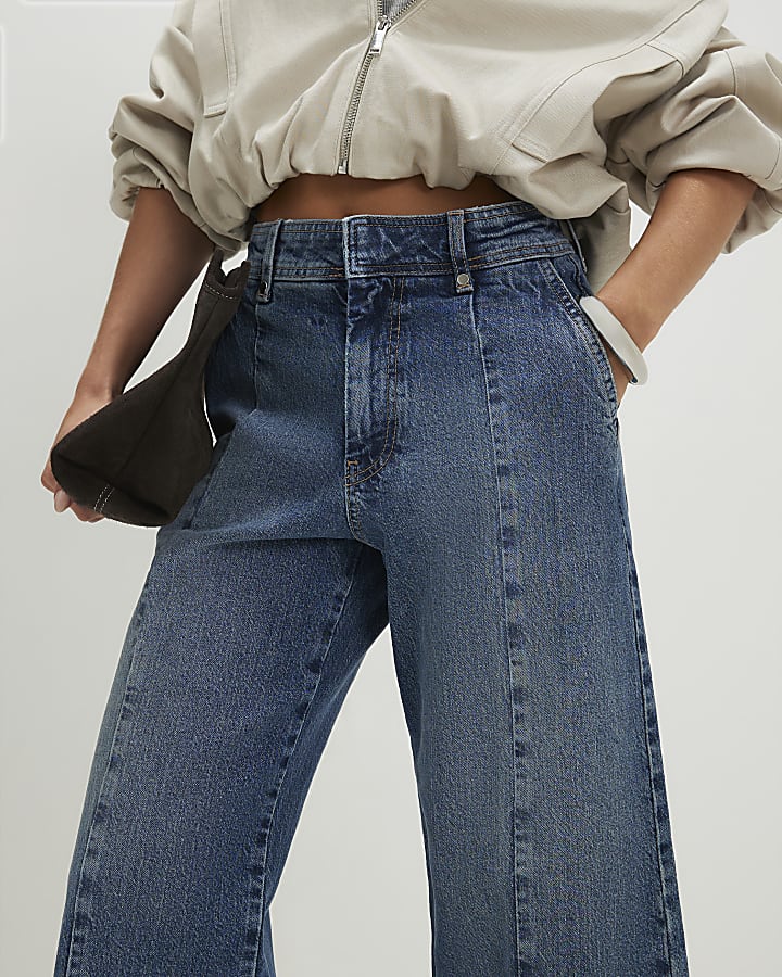 Petite Blue Cropped Jeans