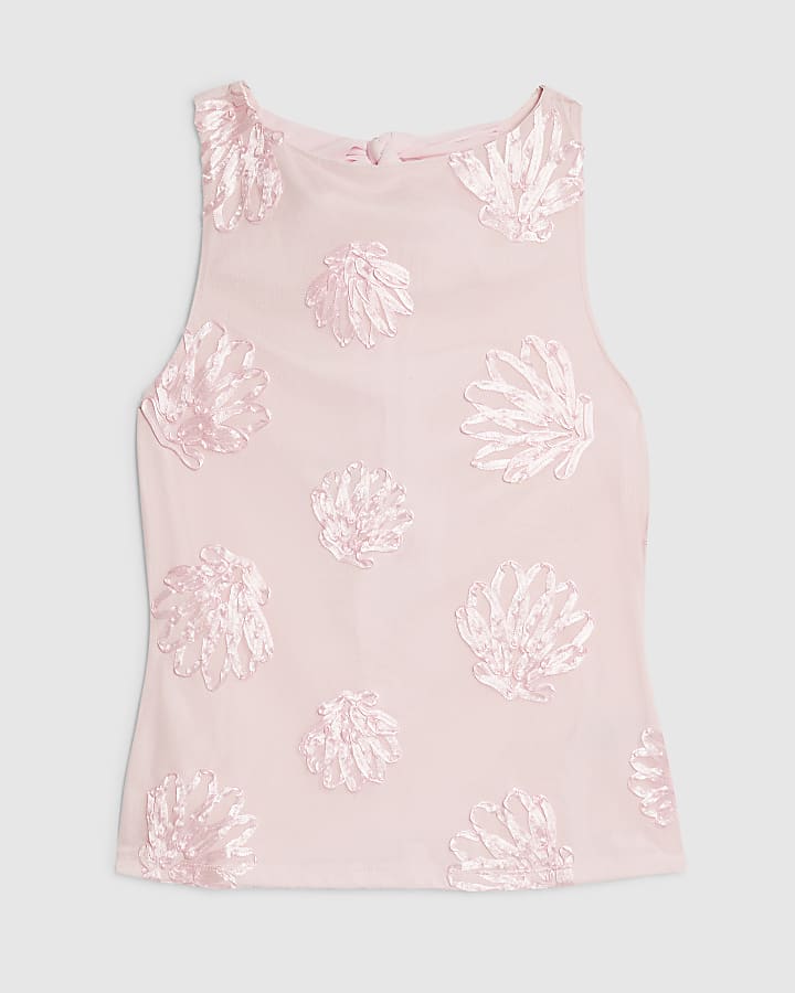 Pink Cornelli Shell Racer Top