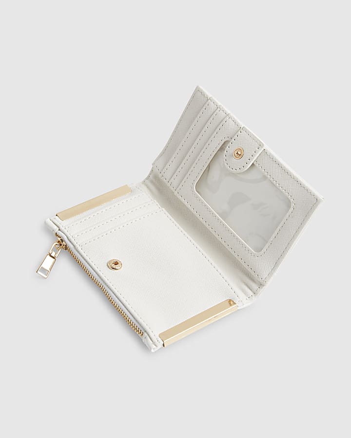 White Weave Mini Purse