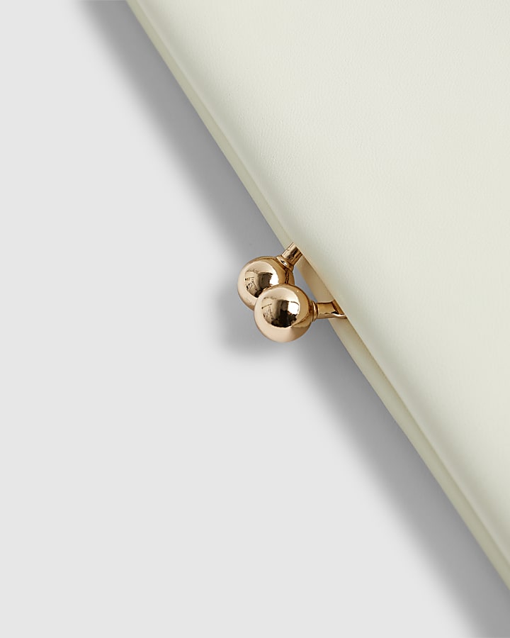 Cream RI Studio Clutch Bag