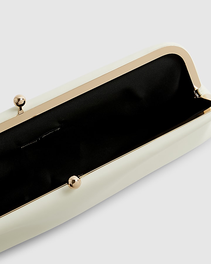 Cream RI Studio Clutch Bag