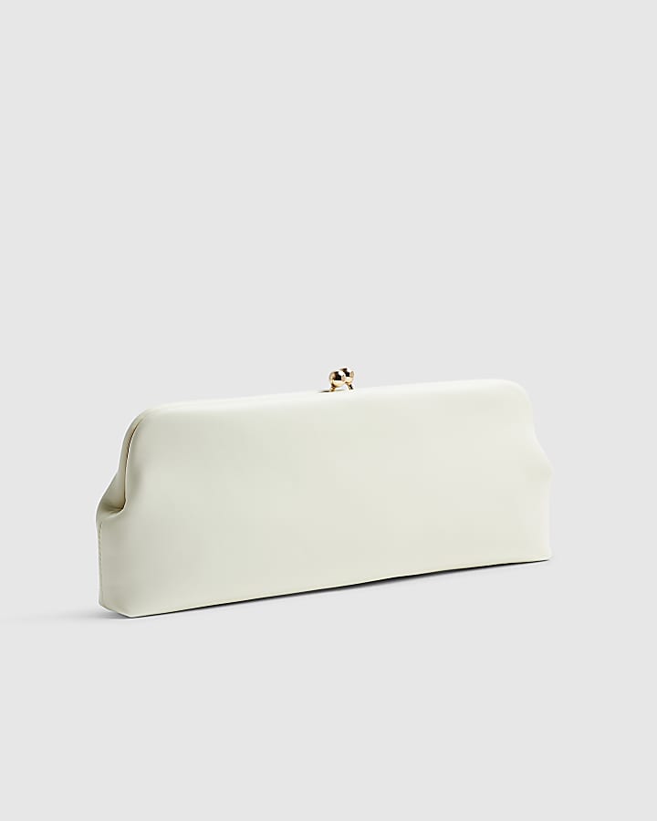 Cream RI Studio Clutch Bag