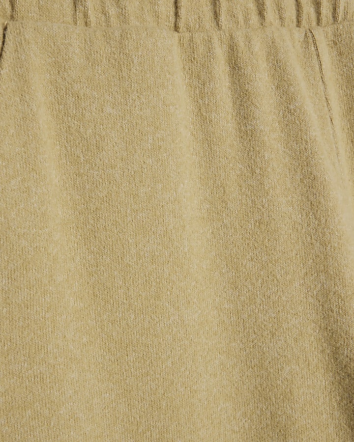 Green Cosy Wide Leg Joggers