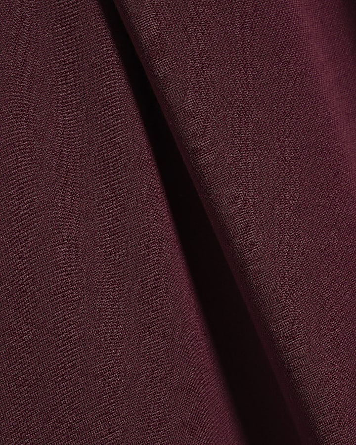 Red Wide Leg Trousers