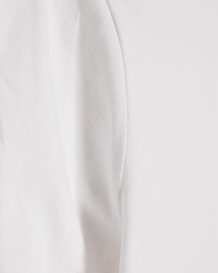 Maternity White Short Sleeve T-shirt