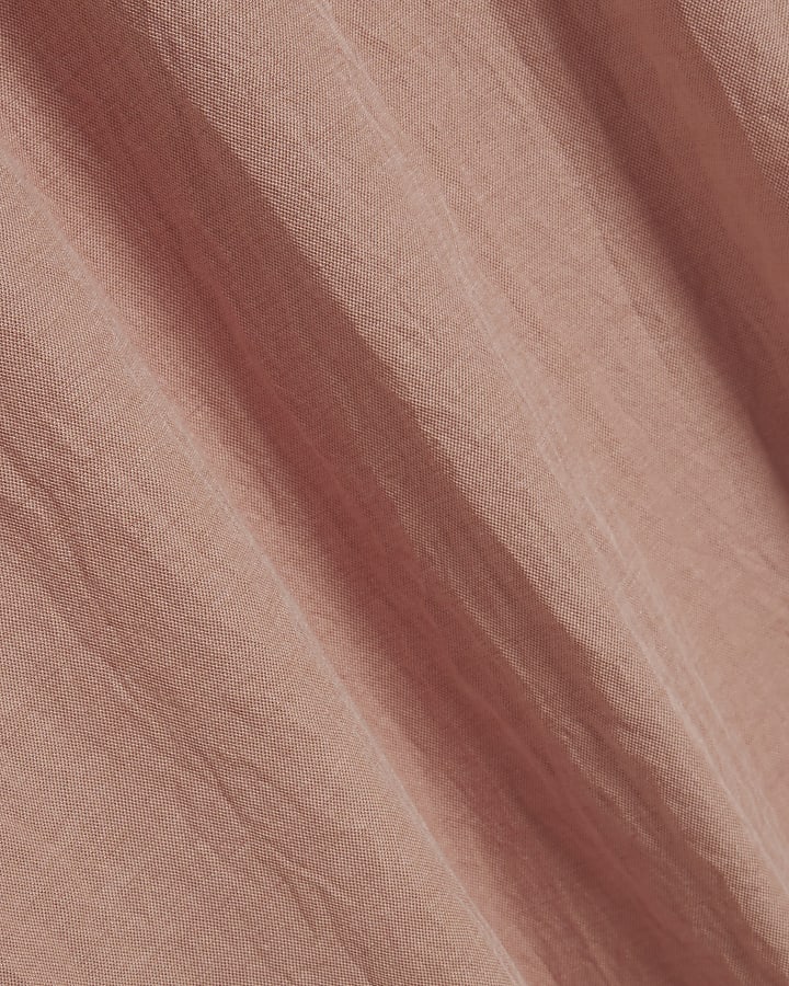 Pink Halter Neck Midi Dress