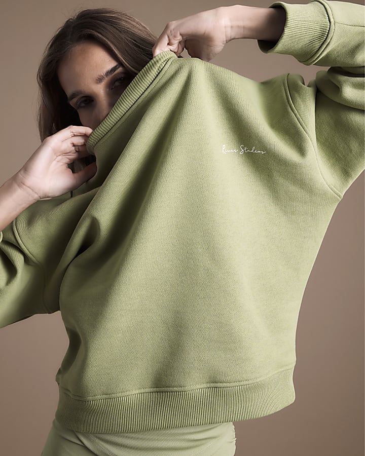 Green Long Sleeve Sweatshirt