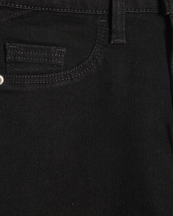 Black Mid Rise Sculpt Skinny Jeans