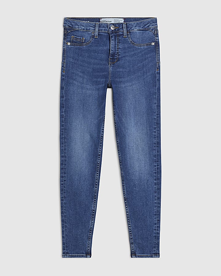 Petite Blue Sculpt Skinny Jeans