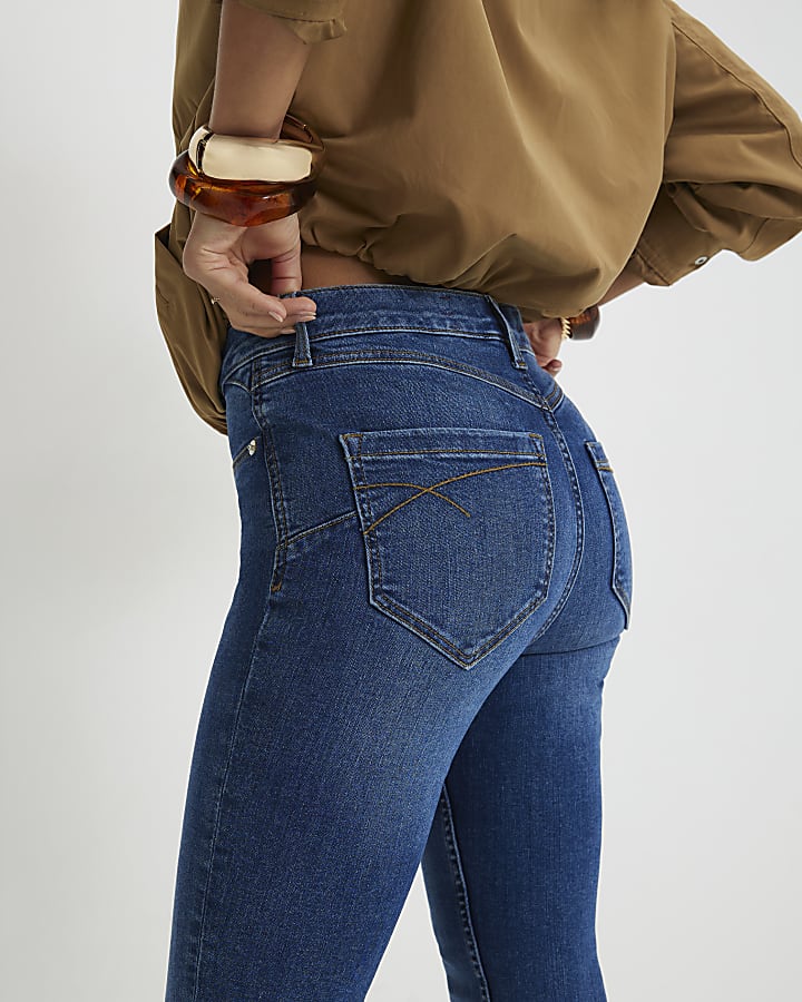 Petite Blue Sculpt Skinny Jeans