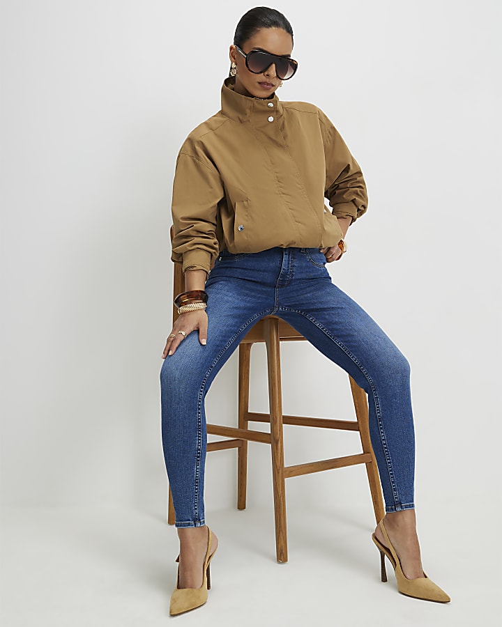 Petite Blue Sculpt Skinny Jeans