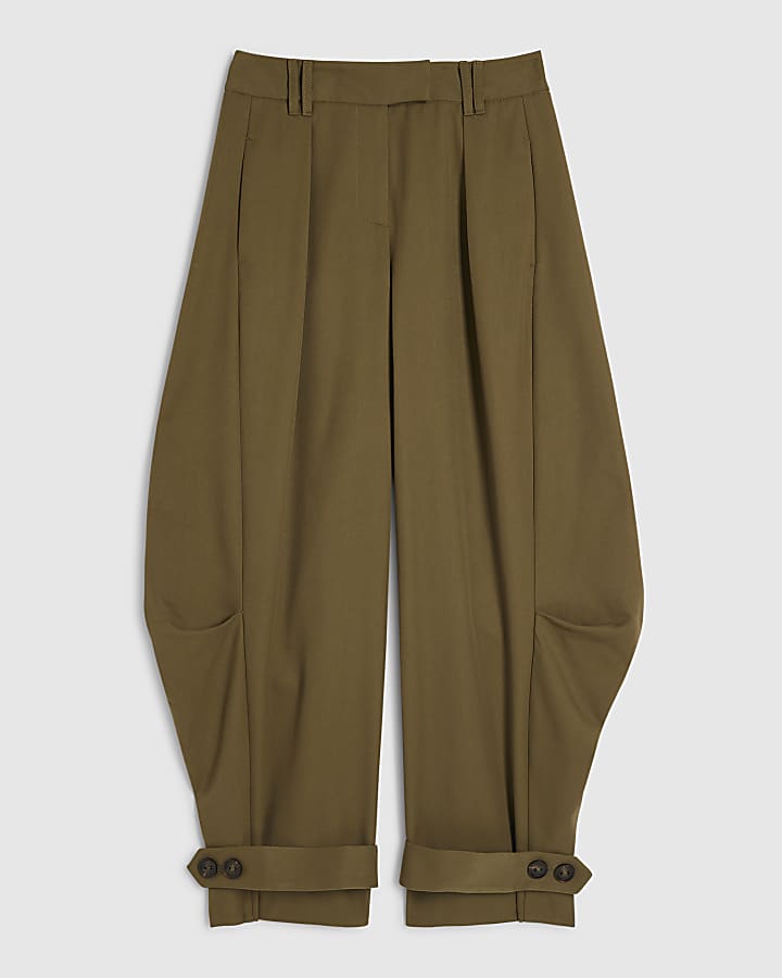 Green RI Studio Cuffed Tailored Trousers