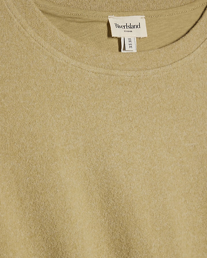 Green Bubble Hem Cosy T-Shirt