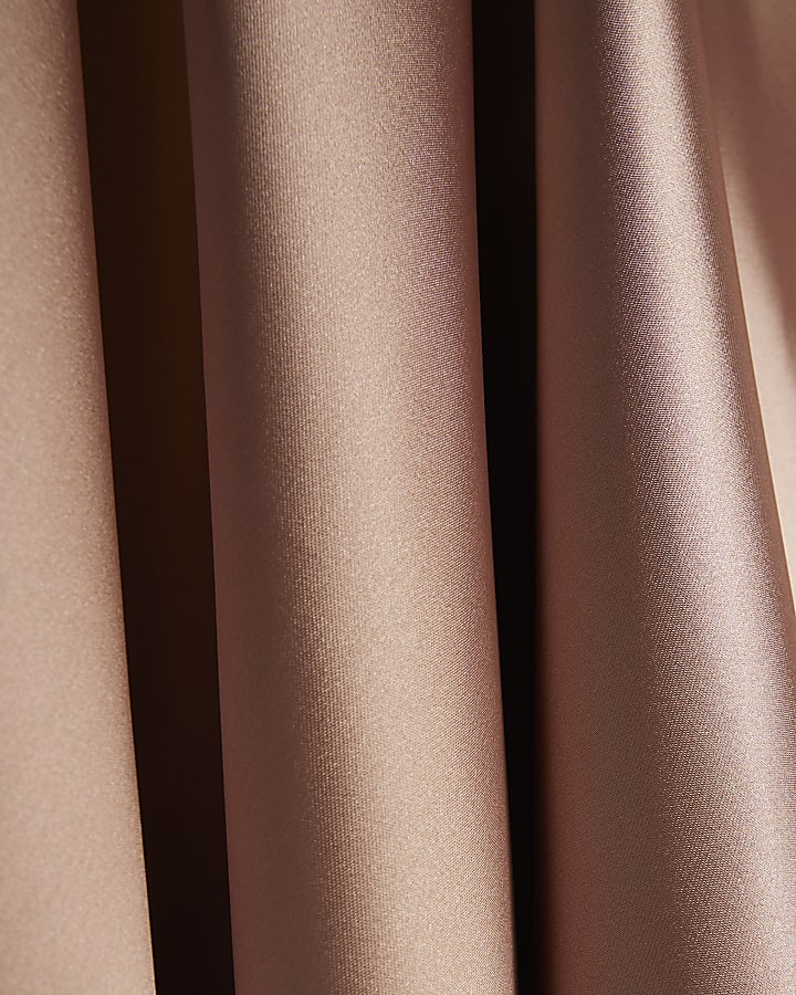 Pink Satin Waterfall Cape