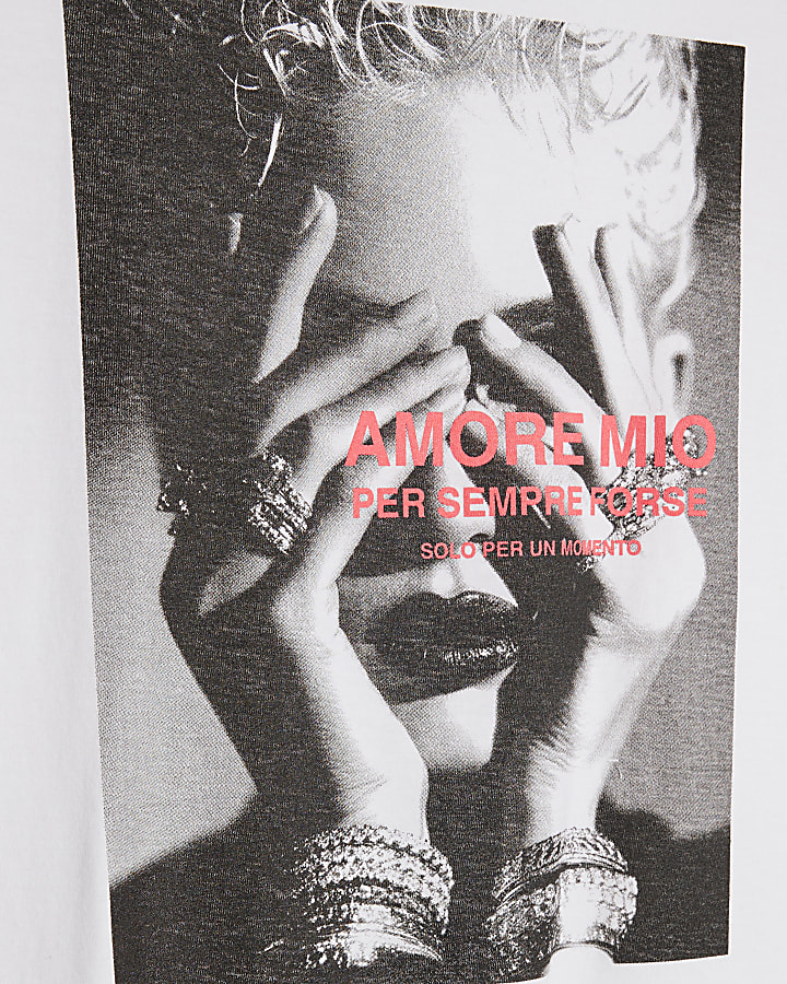 White Amore Mio T-Shirt