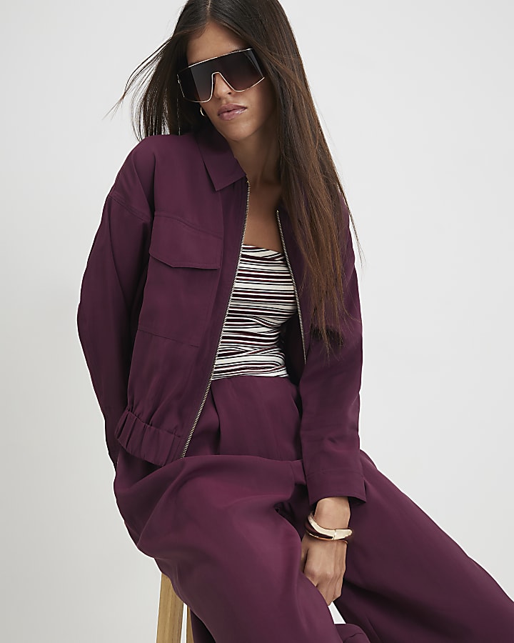Red Bomber Jacket