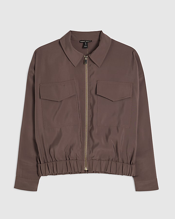 Brown Bomber Jacket
