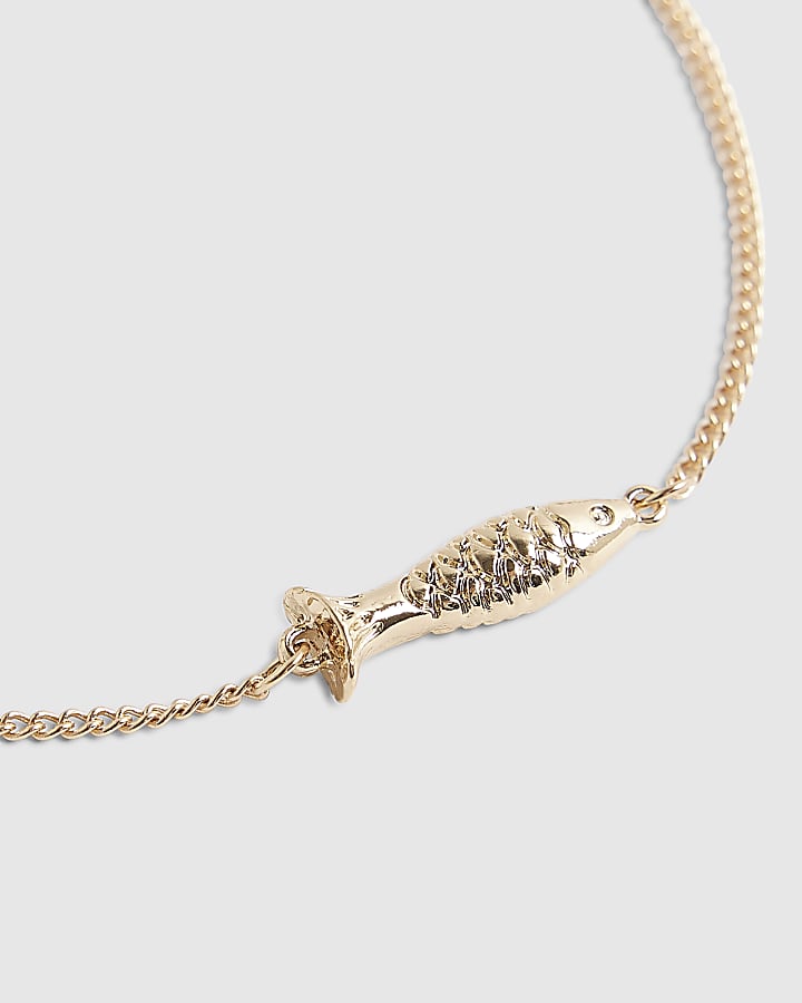 Gold Fish 3 Piece Anklet
