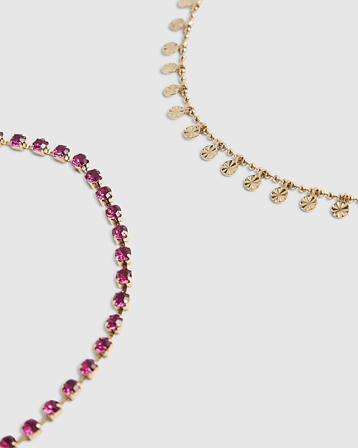 Gold Fish 3 Piece Anklet
