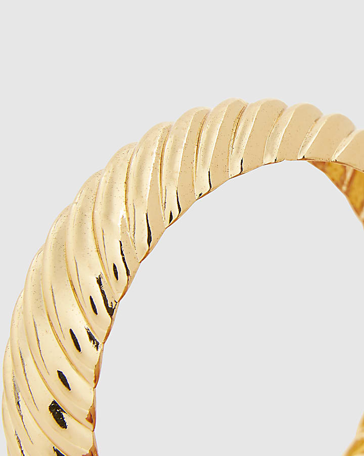 Gold Ridge Bangle