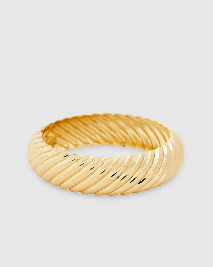 Gold Ridge Bangle