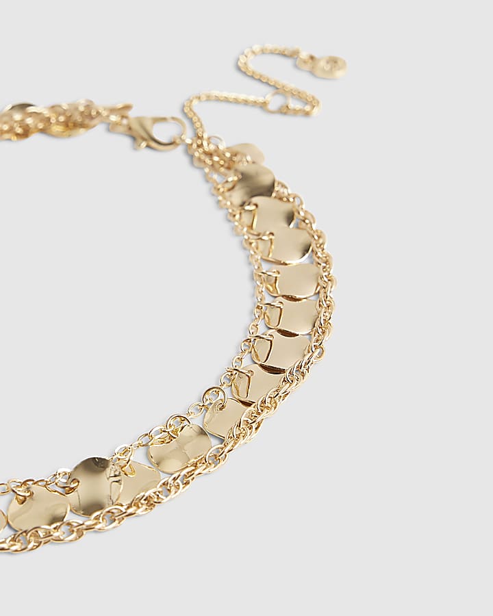Gold Toe Ring Anklet Chain
