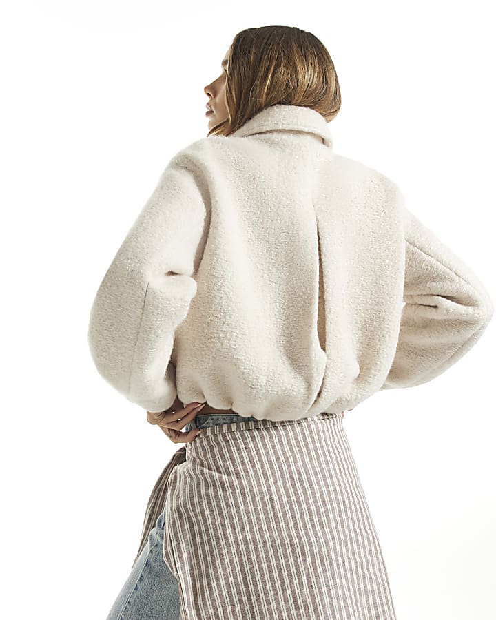 Beige Harrington Jacket