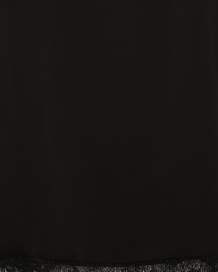 Black Lace Square Neck Cami