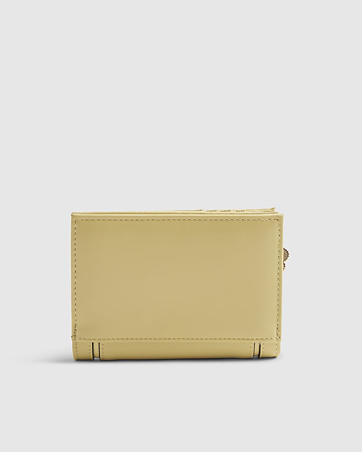 Yellow Beaded Flower Purse