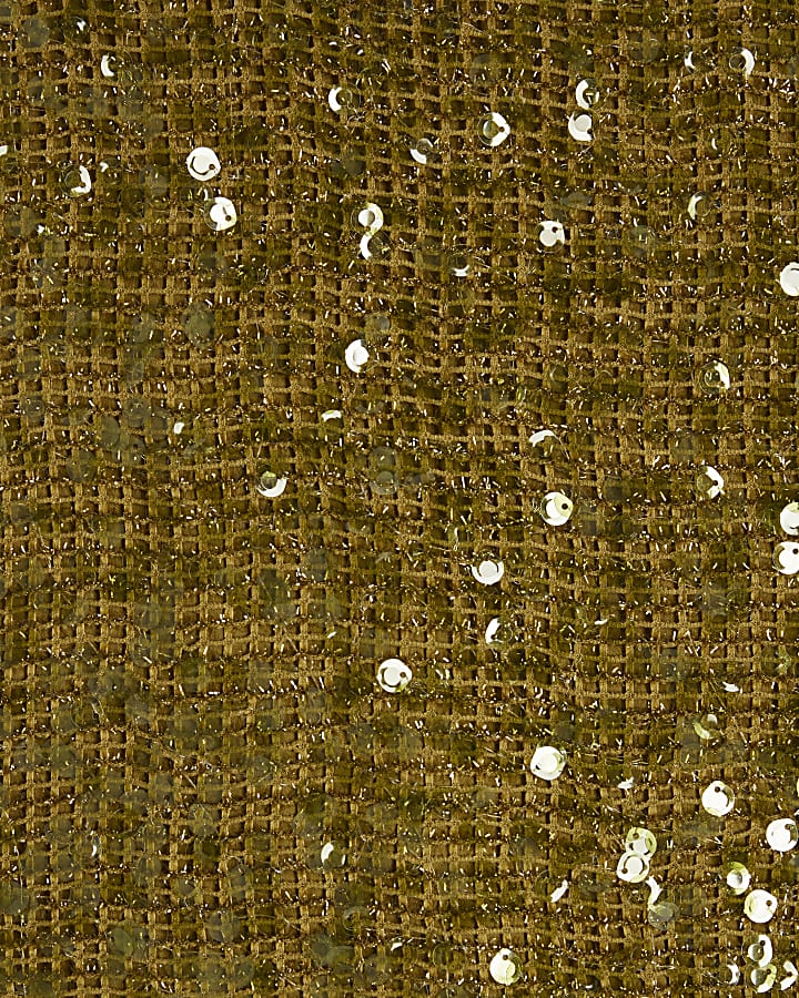 Green Sequin Mini Dress