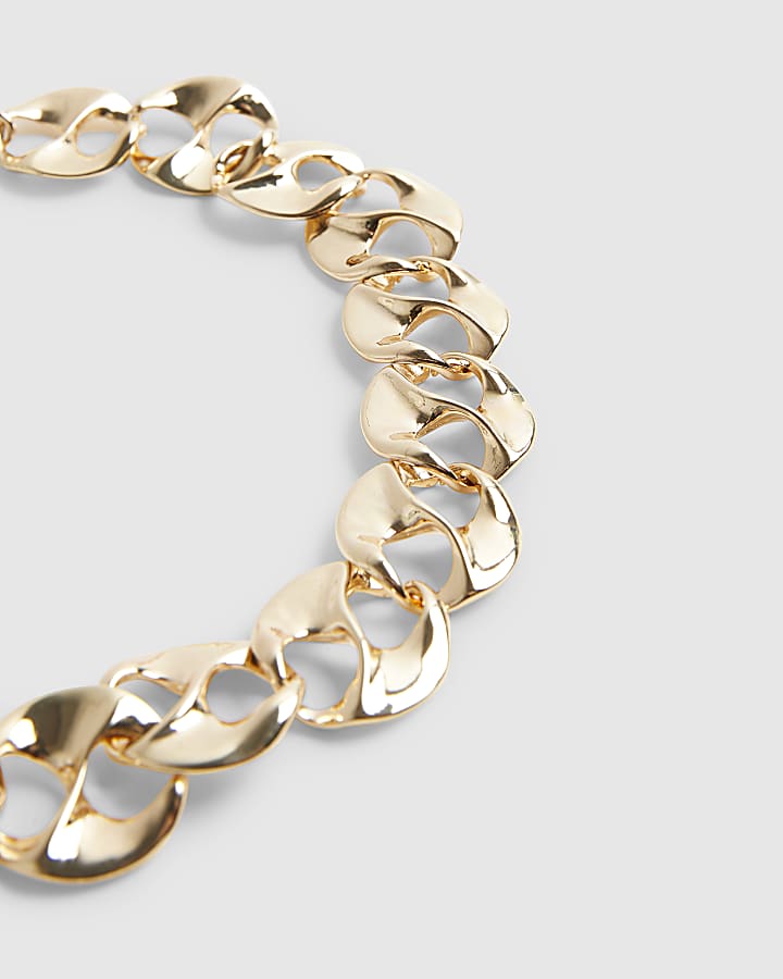 Gold Chain Link Necklace