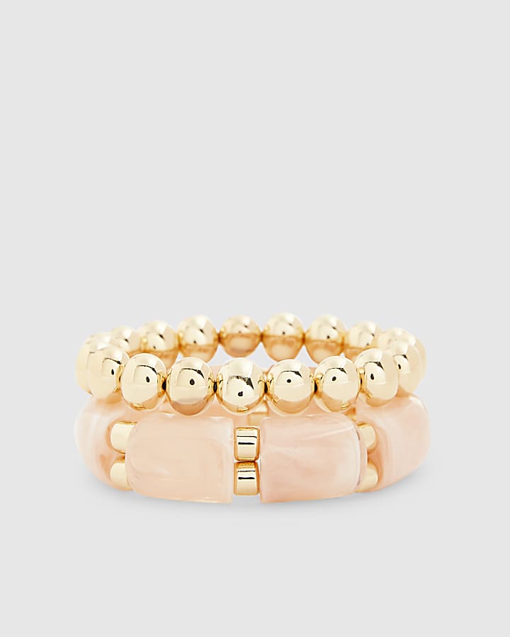 Pink Stretch Bangle Multi Pack