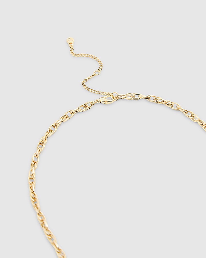 Pink Tassel Flower Pendant Necklace